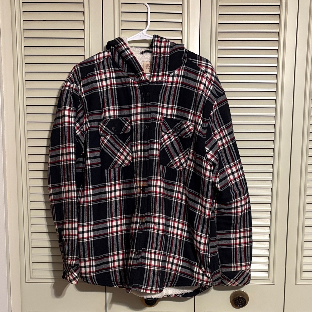 Boston Traders Plaid Hooded Jacket